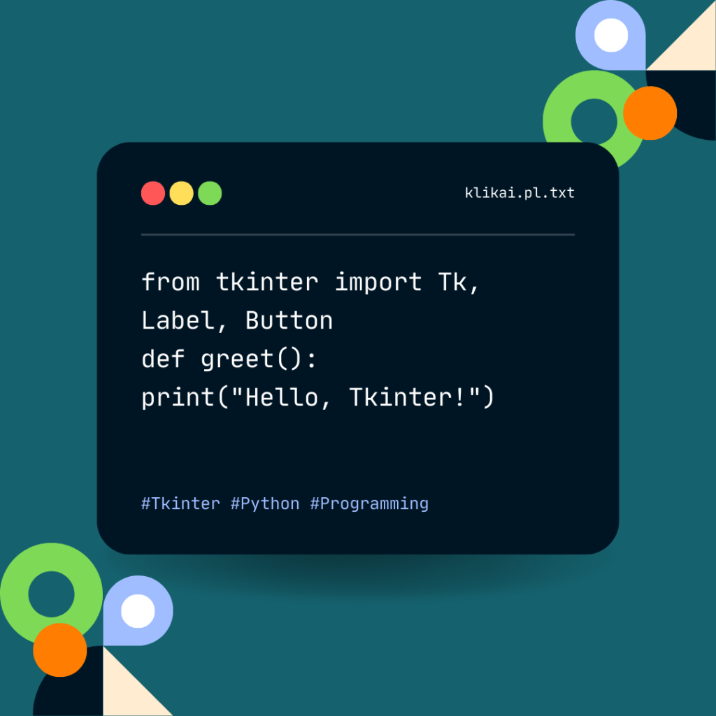 Instalacja i pierwsze uruchomienie Tkinter, bibilioteka Python - AI ...