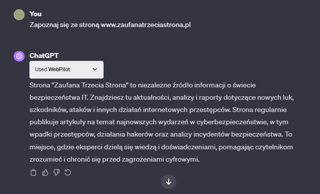 Zainstaluj te 10 wtyczek ChatGPT, w tym WebPilot, aby analizować zawartość innych stron internetowych. 